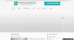 Desktop Screenshot of domusmedicaeste.it
